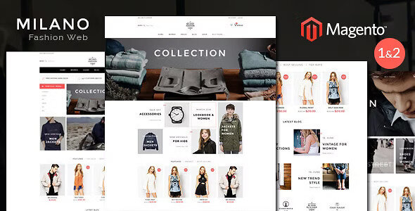 Milano fashion web on Magento