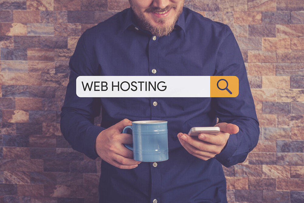 web hosting on search bar