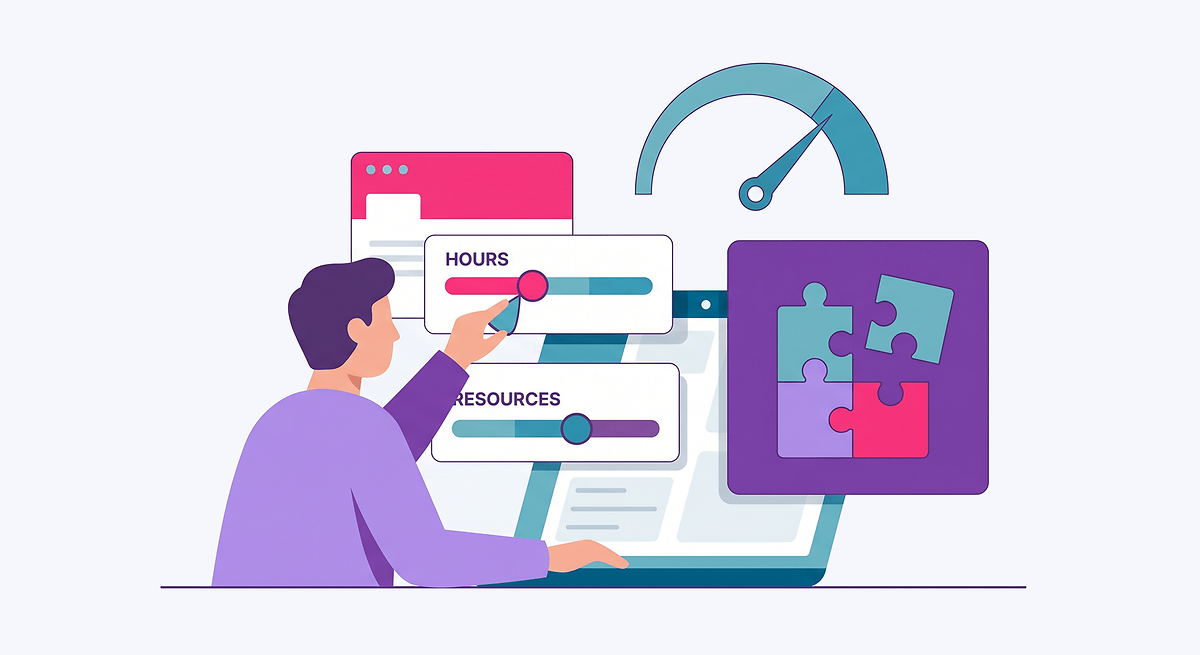 Adjust as your business evolves illustration