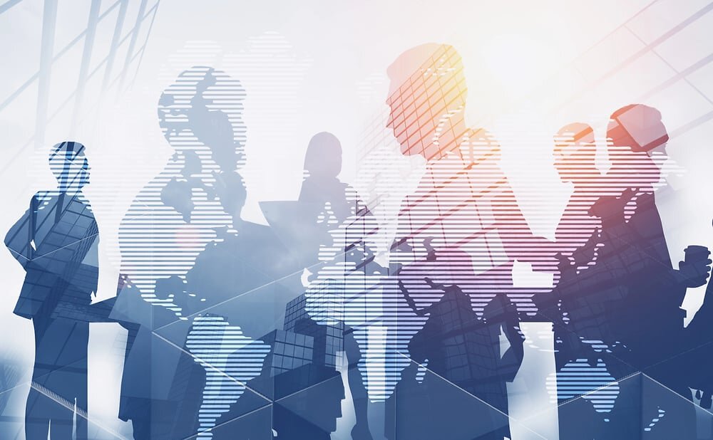 Outline of people working
